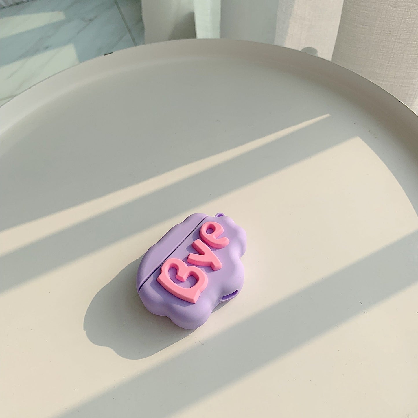 AirPod 2 Case 3D HI BYE Cloud Letter Cartoon